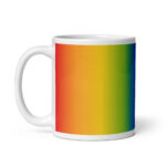 Colours of the Rainbow – White Glossy Ceramic Coffee Gift Mug