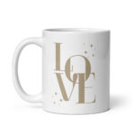 Love – White Glossy Ceramic Coffee Gift Mug