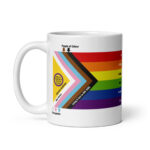 Honouring Pride: The Intersex Inclusive Flag – White Glossy Ceramic Coffee Mug