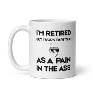 White glossy mug