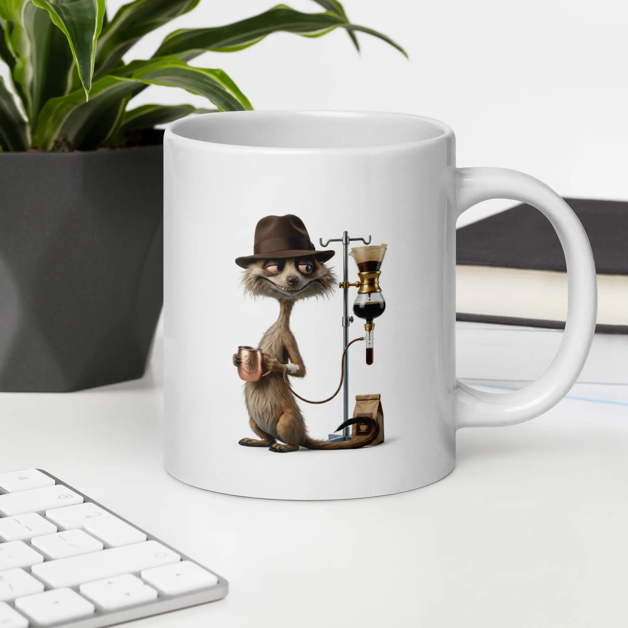 Coffee Time - White Glossy Ceramic Coffee Mug - Image 16