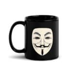 Anonymous Black Glossy Mug