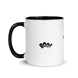 Boo! Boo! Boo! - Mug with Colour