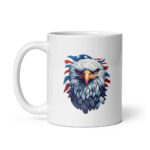 American Eagle - White Glossy Ceramic Coffee Mug