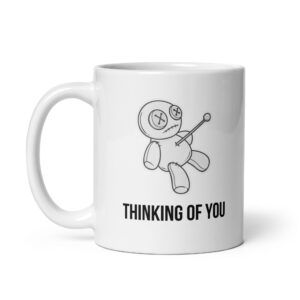 Thinking of You - White Glossy Ceramic Coffee Mug