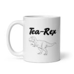 Funny Tea-Rex Dinosaur Mug – Cute T-Rex Drinking Tea Coffee Cup