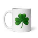 Shamrock - White glossy mug