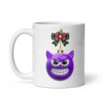 Emoji Christmas Ornament - White glossy mug