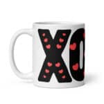 Hugs and Kisses - White glossy mug