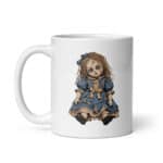 Cute Little Doll - White glossy mug