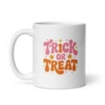 Treat or Treat - White glossy mug
