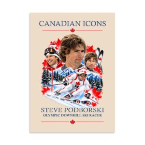 Steve Podborski — Canadian Icons Art Poster | Canadian Gift |