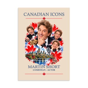 Martin Short — Canadian Icons Art Poster | Canadian Gift |