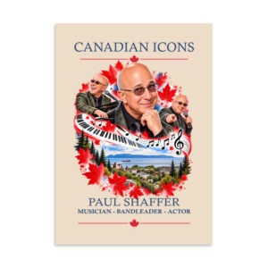 Paul Shaffer — Canadian Icons Art Poster | Canadian Gift |