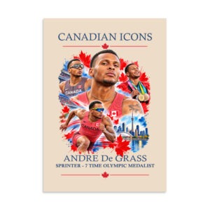 Andre De Grass — Canadian Icons Art Poster | Canadian Gift |