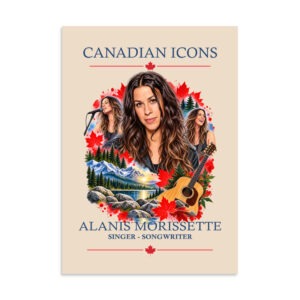 Alanis Morissette — Canadian Icons Art Poster | Canadian Gift |