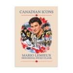 Mario Lemieux — Canadian Icons Art Poster | Canadian Gift |